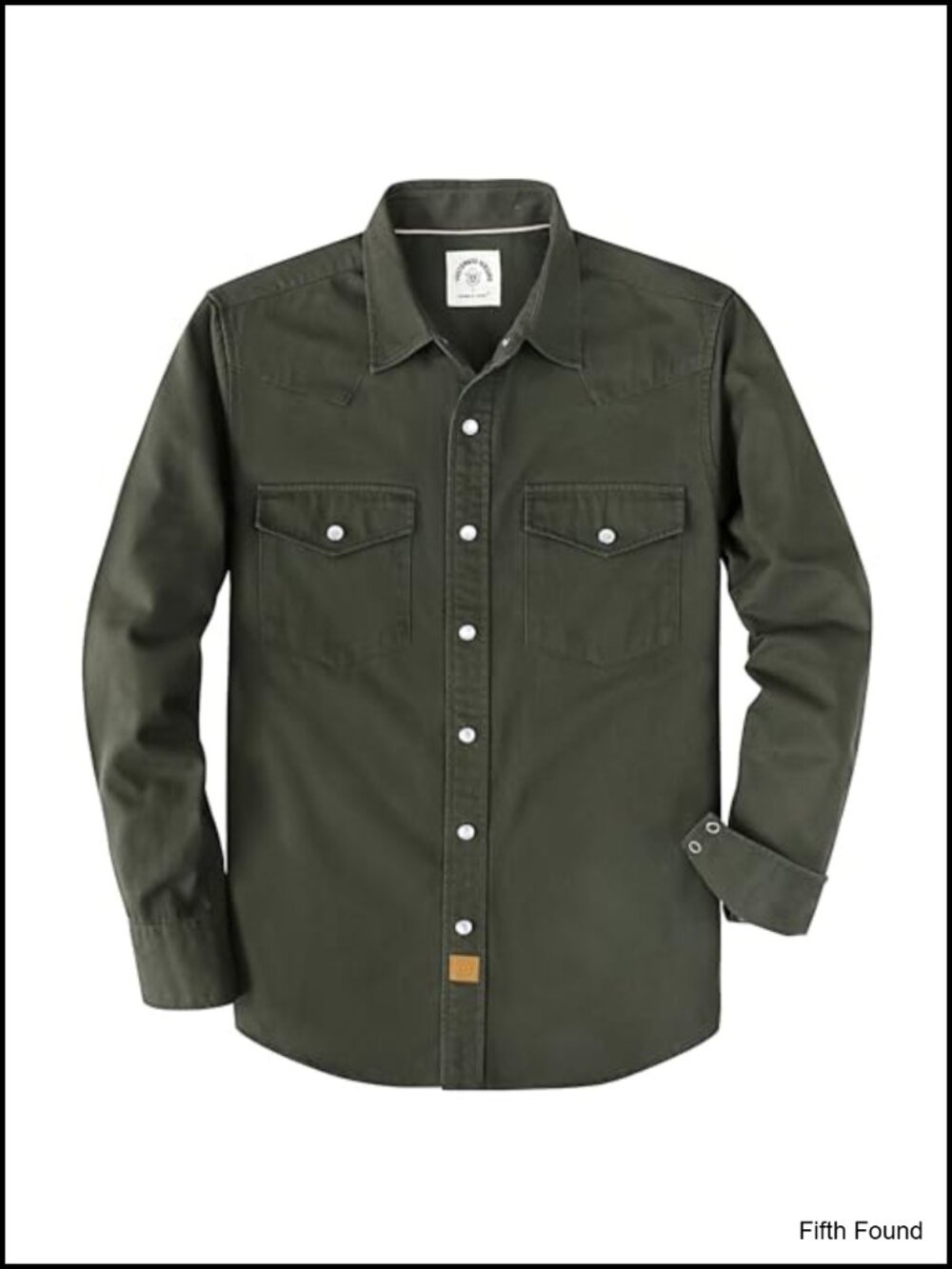Long Sleeve Pearl Snap Western Shirt Men Cowboy Casual Work Cotton